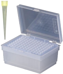 Rack 96 puntas Eppendorf no estériles, micropipetas de 5-200 microlitros