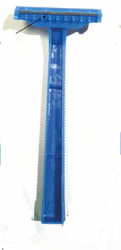 Rasuradora Wilkinson hoja doble con peine, color azul. Caja de 100 unidades | RASURADORAS