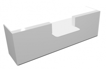 Réception de design ART 3 modules, 305.6x112x109cm. Plusieurs options