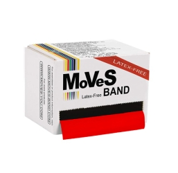 Rollo de banda elástica MoVeS Latex-Free 5,5m. Resistencia media