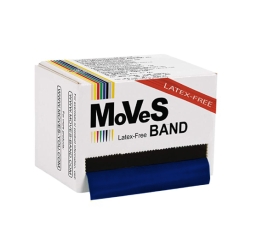 Rollo de banda elástica MoVeS Latex-Free Band 45,5m. Resistencia extra fuerte
