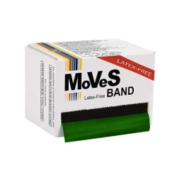 Rollo de banda elástica MoVeS Latex-Free 45,5m. Resistencia fuerte