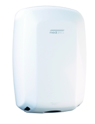 Secadora de manos automática con filtro HEPA Machflow, con o sin ionizador. Acabado blanco