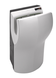 Secadora de manos automática con filtro HEPA Dualflow Plus, motor sin escobillas, con o sin ionizador. Acabado satinado