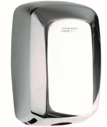 Secadora de manos automática con filtro HEPA Machflow, con o sin ionizador. Acabado brillante