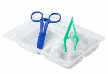 Ensemble de soins stériles MediSet avec pince Kocher sans champ imperméable