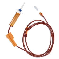 Conjunto de infusão easyFLOW IS AMBER