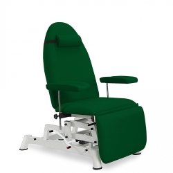 Hydraulic extraction and dialysis chair with Trendelenburg. Various colors and sizes.
