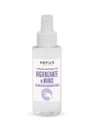 Solution alcoolique d'hygiène des mains en spray Kefus. 100 ml