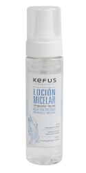 Solución micelar desmaquillante Facial foam Kefus. 200 ml