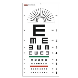 Tabla Optométrica Tumbling E 6m. 28x56 | Optotipos