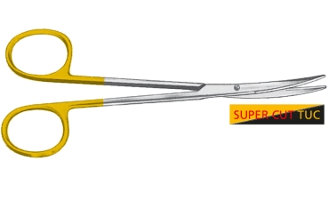 Tijera Metzenbaum Super Cut TUC fina curva R/R, 14,5cm