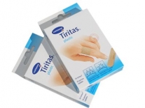 Bandes de plastique 6 x 10 cm. Boîte de 10 unités