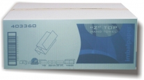 Serviette en pâte laminée pliée en 