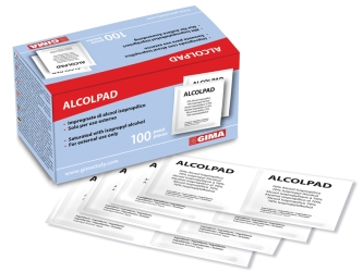 Toallitas desinfectantes con alcohol. Caja de 100 unidades | Toallitas Alcohólicas Online | Material Médico