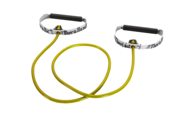 Tubo elástico 1,40 m Theraband com alça acolchoada