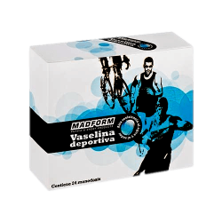 Vaselina deportiva. Caja de 24 monodosis de 10 ml