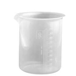 Vaso de precipitado de polipropileno graduado, 2000ml de capacidad