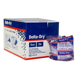 Venda acolchada impermeable Delta-Dry Padding, 5cm x 2,4m. Caja de 12 unidades | VENDAS ACOLCHADAS