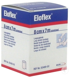 Venda de compresión de alta elasticidad Eloflex 8 cm x 7 m