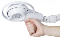 Lámpara de reconocimiento MS LED, 45.000 lux a 50cm. Base rodable