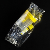 Conjunto de frasco de 120 ml (57 x 73 mm) en polipropileno  y tubo de vacío
