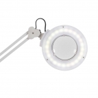 Lámpara LED con lupa de 3 aumentos. Base rodable