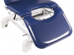 Camilla hidráulica-sillón de ginecología con brazos elevables, 62 x 182 cm. Varios colores