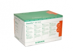 Jeringa B.Braun Omnifix insulina 1 ml 100UI sin aguja. Caja de 100