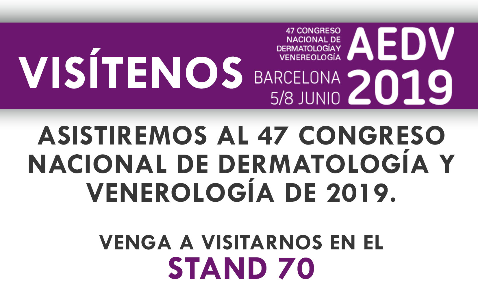 Asistiremos al 47 congreso nacional de dermatología y venerología